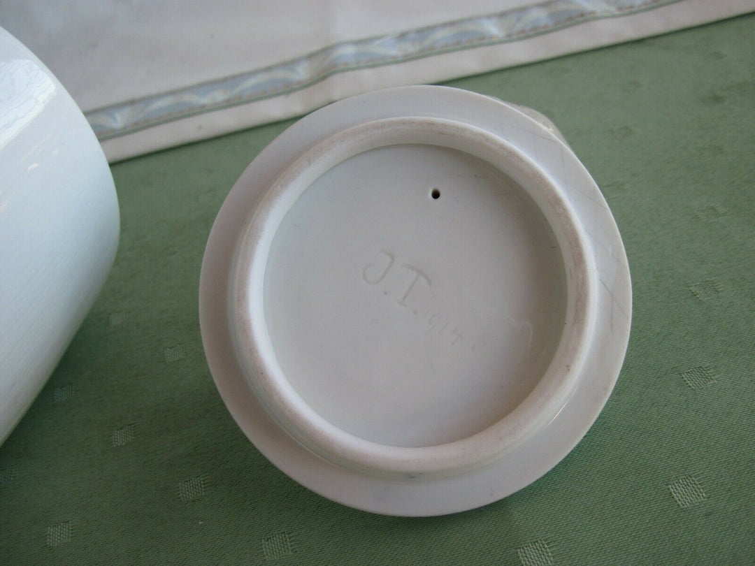 Schöne Meissen Dose mit Spatz, Ivar Tillberg 1914
