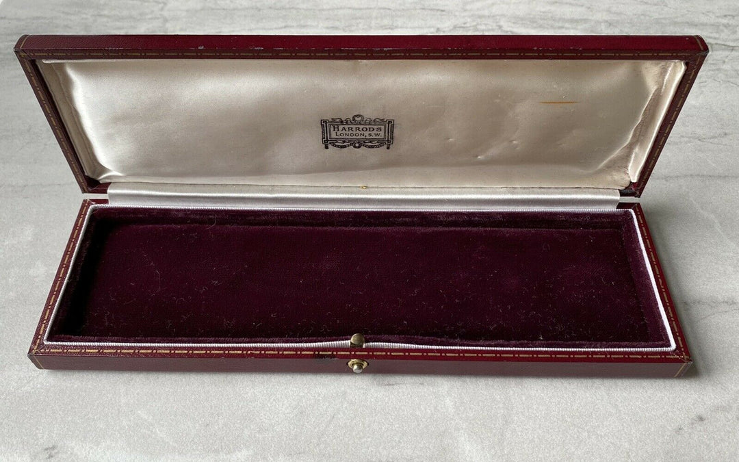 Harrods Of London Vintage Jewellery Box Bracelet Box Jewelry Case Harrods