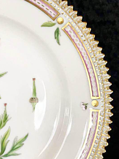 ロイヤルコペンハーゲン　フローラダニカ　17cmプレート　中古