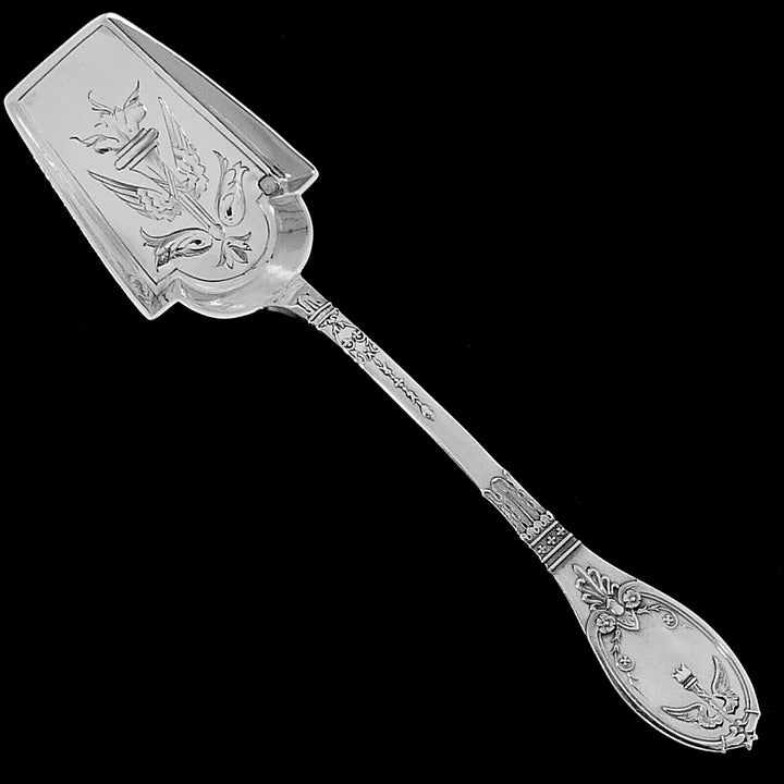 Lapparra French Sterling Silver Dessert Hors D'Oeuvre Set 4 Pc, Empire Torch