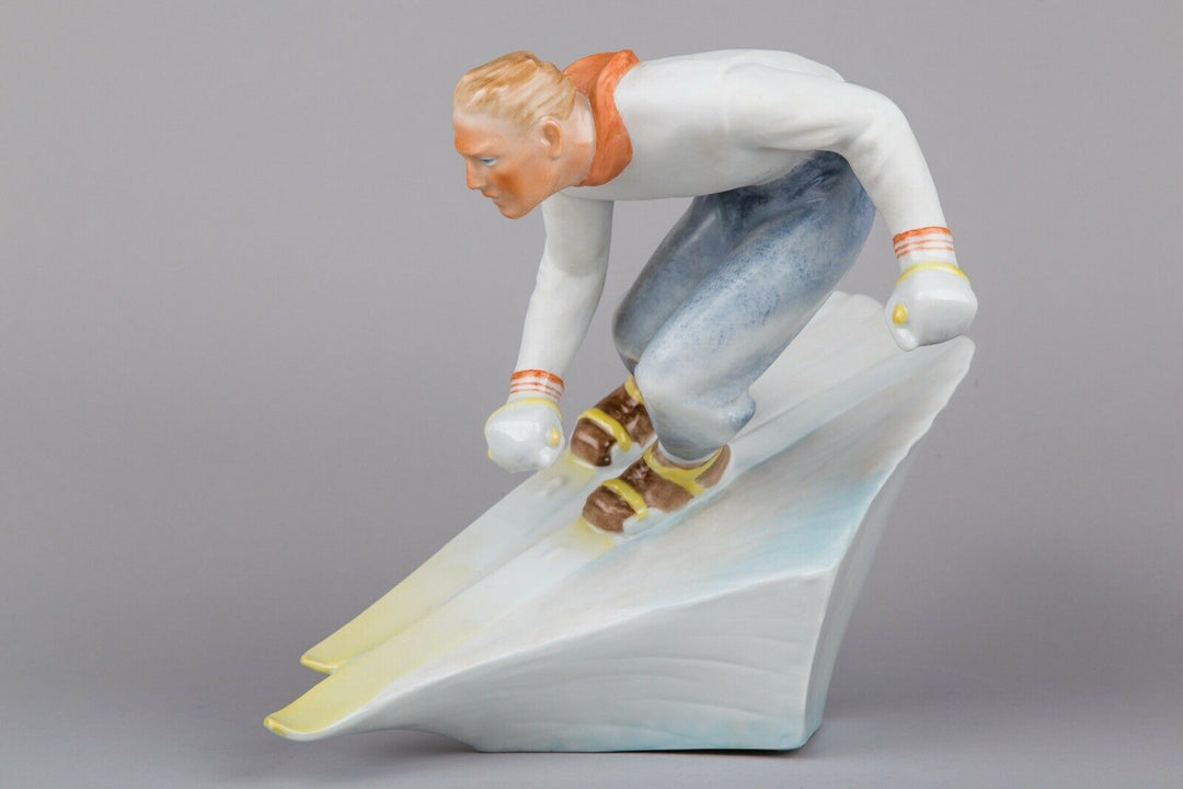 ヘレンド　スキーヤー　フィギュア　1944年