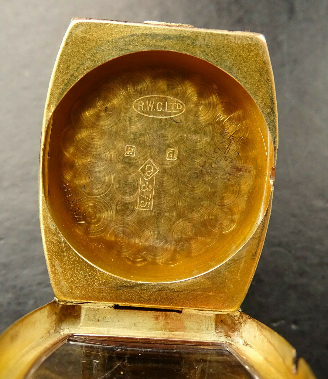 Rolex ♛ Art Deco 578 Rose Gold 9C 375 Tonneau Antique Luxury Men's Watch 1930