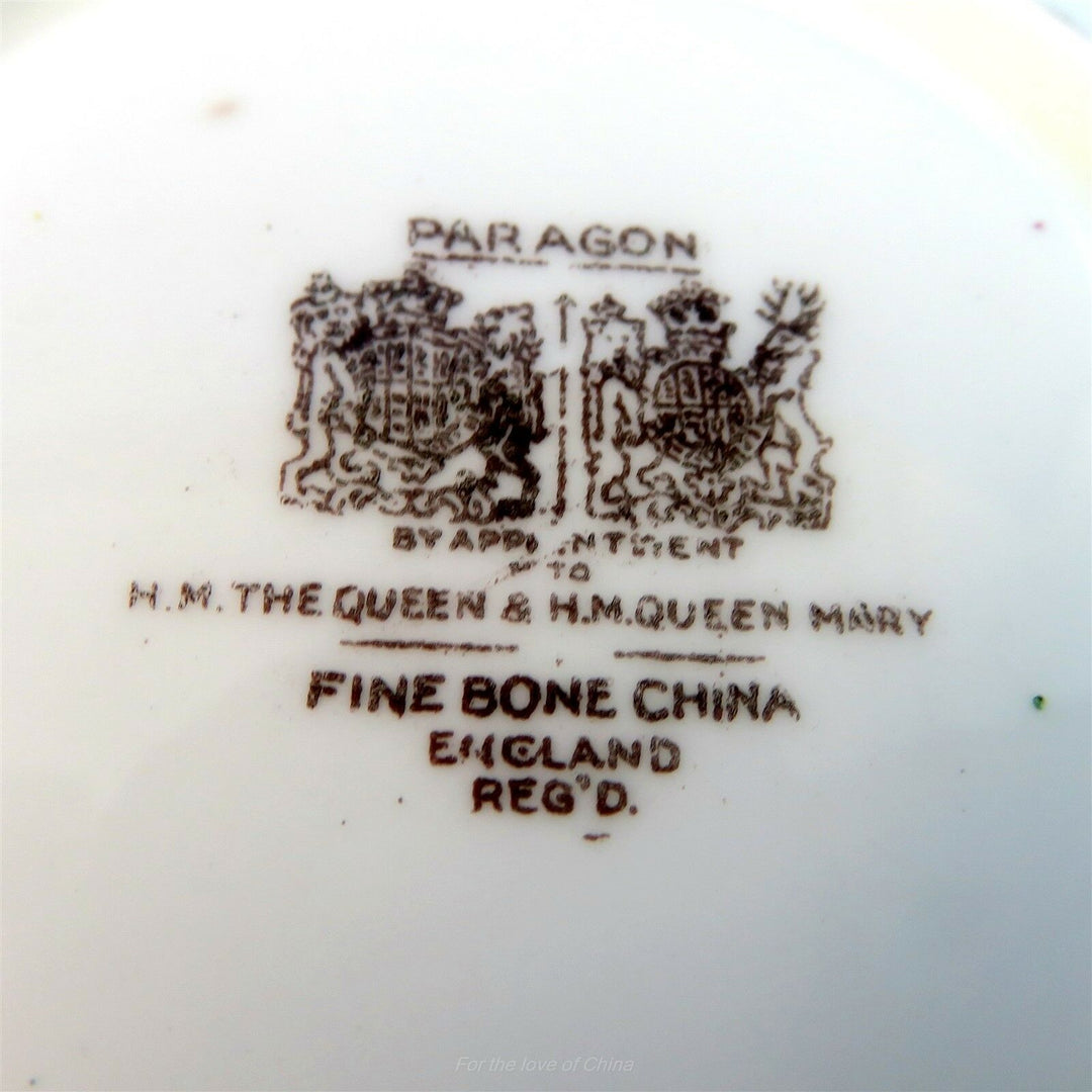 パラゴン　パープルバイオレット＆イエロープリムローズ　カップ&ソーサー