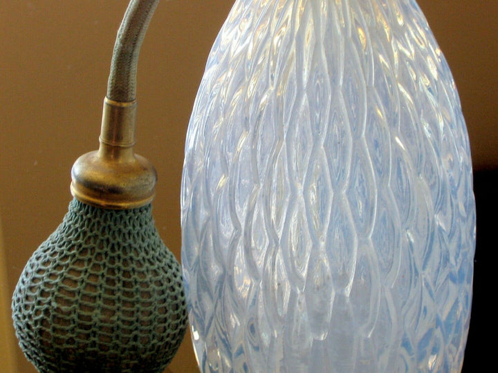 Rene Lalique 1925: "Graines" Atomizer for Unidentified Parfumeur. 4 1/2". RARE.
