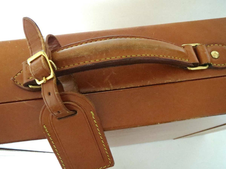 AUTH LOUIS VUITTON Caramel Nomade BRIEFCASE ATTACHE TRUNK BAG