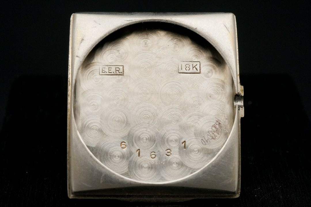 Vintage 18k White Gold Vacheron Constantin Men's Manual Wind Wristwatch