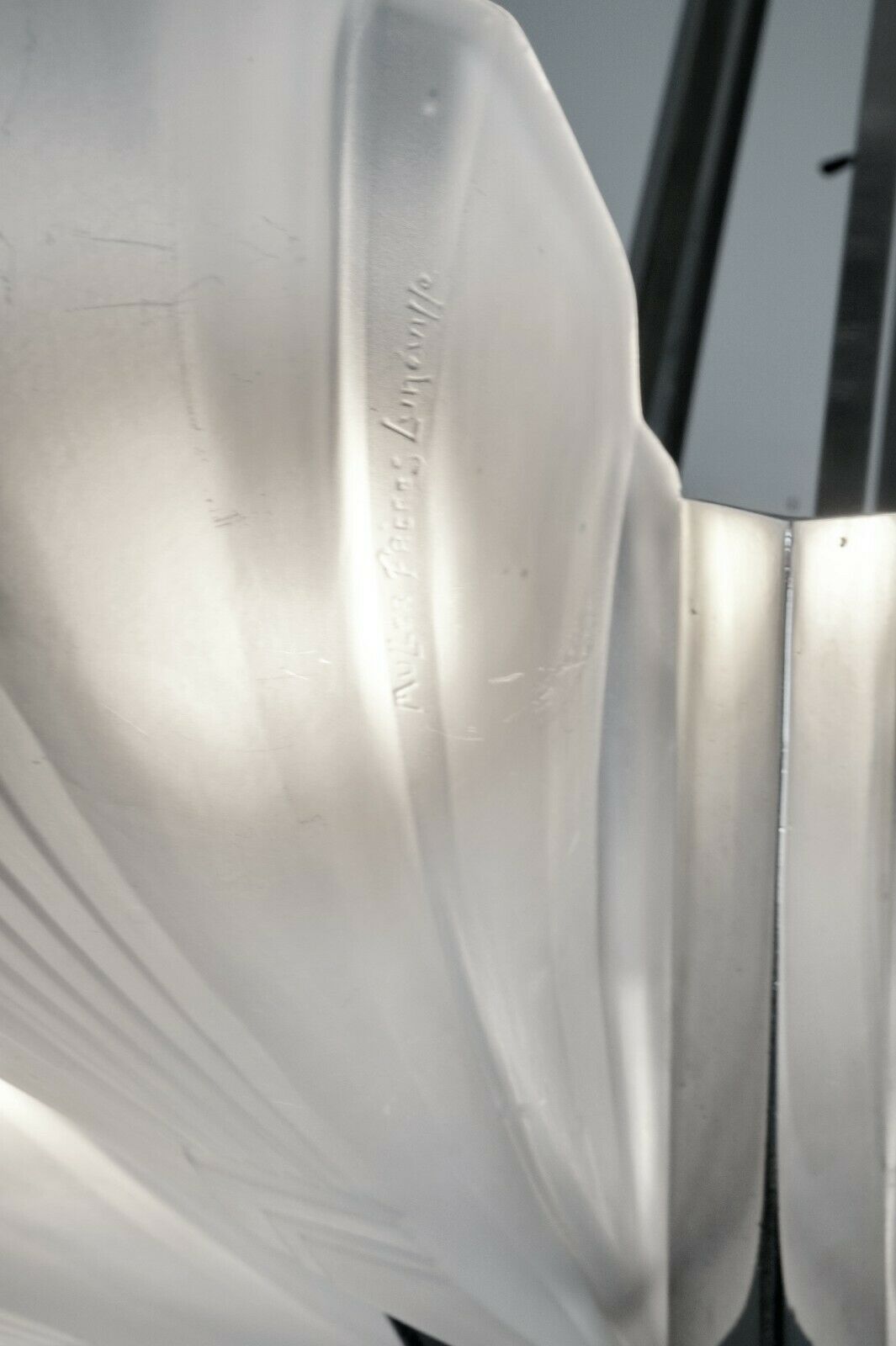 Muller freres : ART DECO STARBURST CHANDELIER 1930 France ....... degué daum era