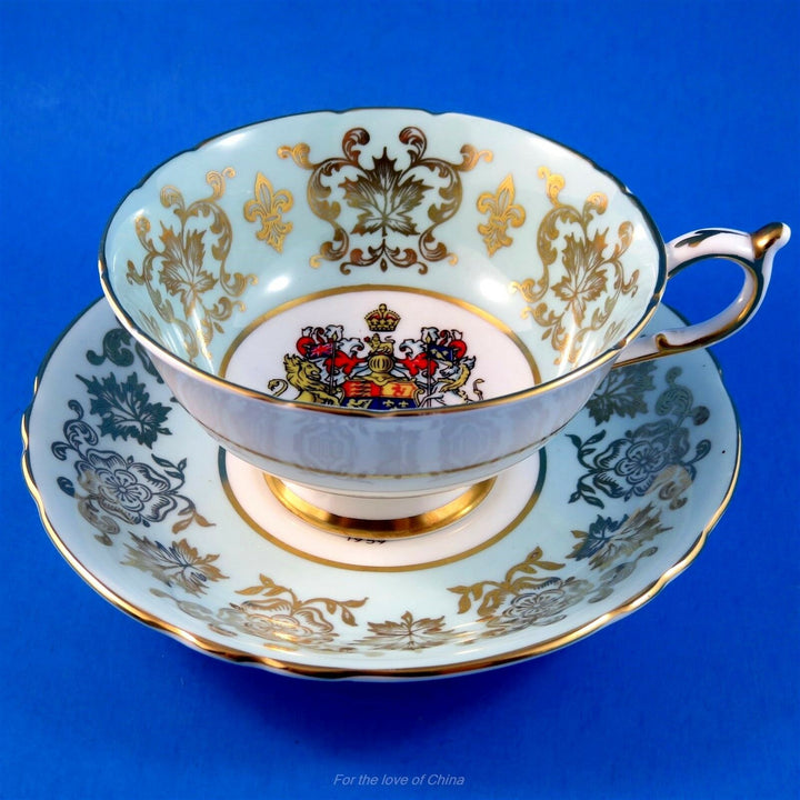 パラゴン　1959年セントローレンス・シーウェイ開通記念のカップ&ソーサー