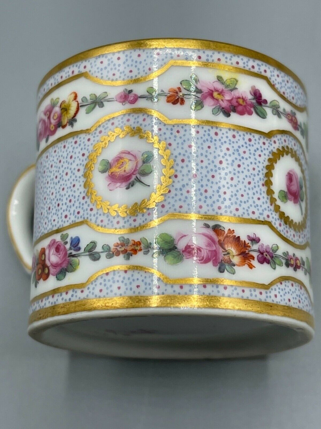Important Rare Museum Empire Sevres Cup and saucer 1770 François Drand