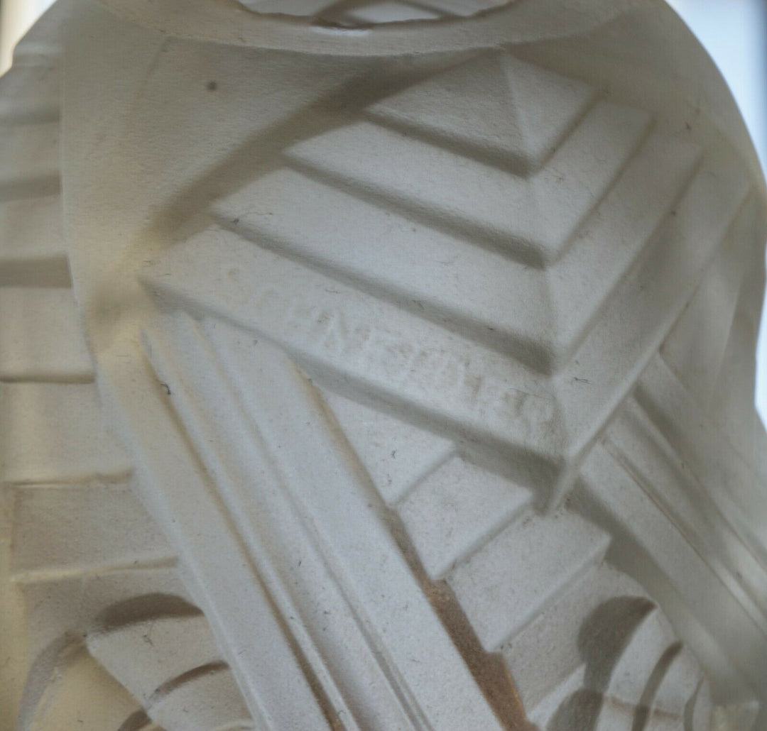 SCHNEIDER : PAIR OF 1930 FRENCH ART DECO WALL SCONCES .. lights lamp 1925 muller