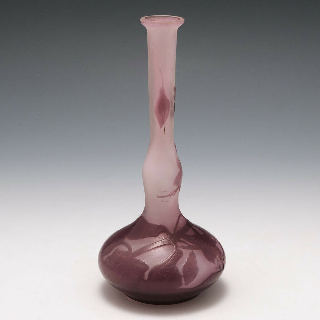 An Elegant Galle Solifleur Vase c1910
