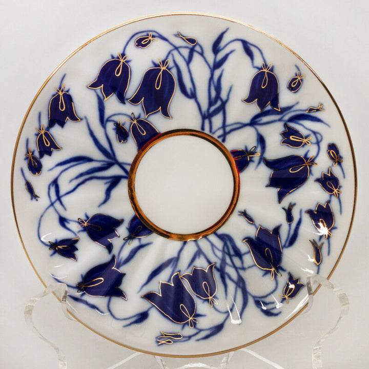 インペリアルポーセリン　ティーカップ＆ソーサー　ロモノーソフ　ブルーベル模様