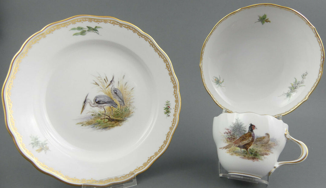 マイセン(Meissen)、コーヒーサービスセット、8客計27点セット、狩猟画