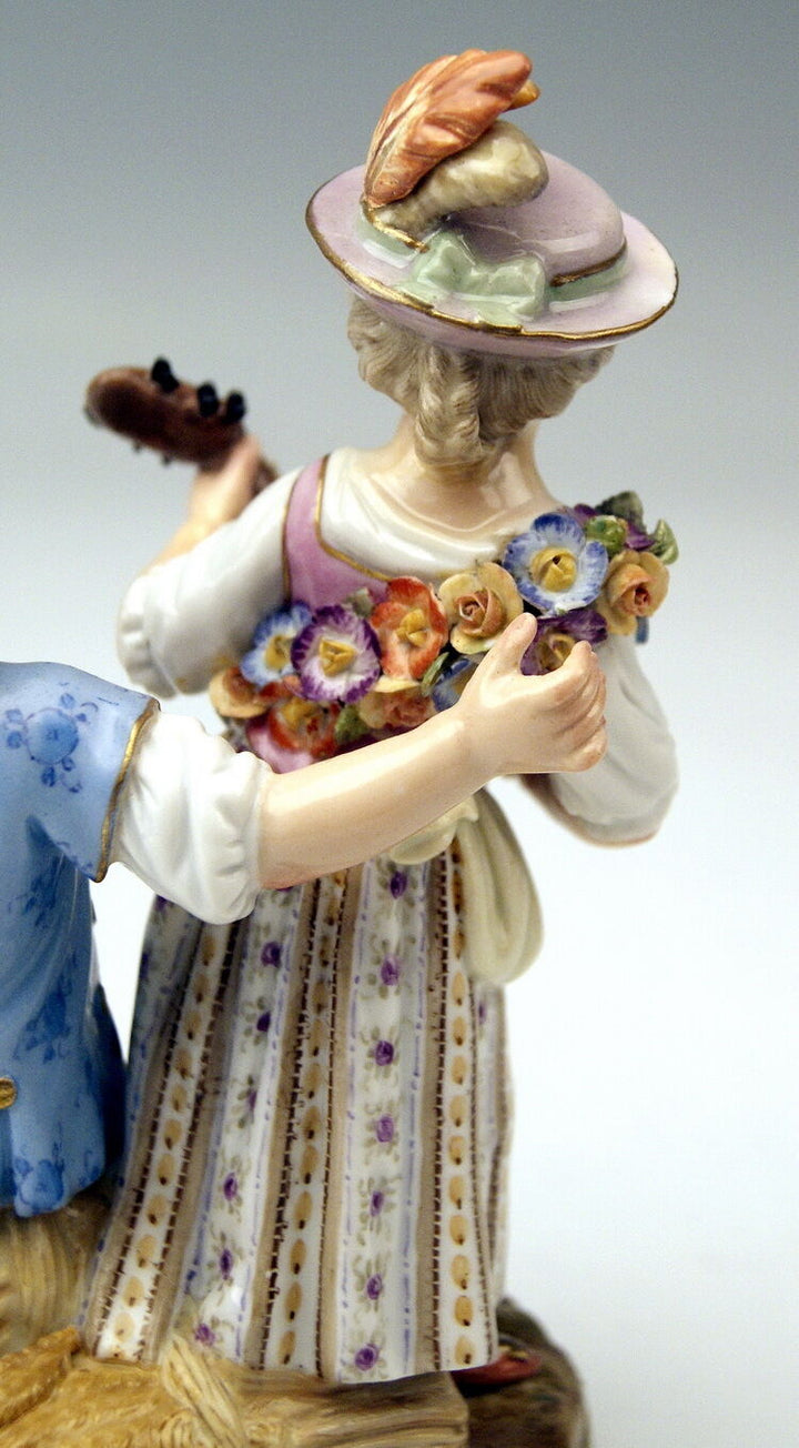 MEISSEN FIGUR GRUPPE DER SOMMER 4 JAHRESZEITEN THE SUMMER MNR: G92 UM 1870