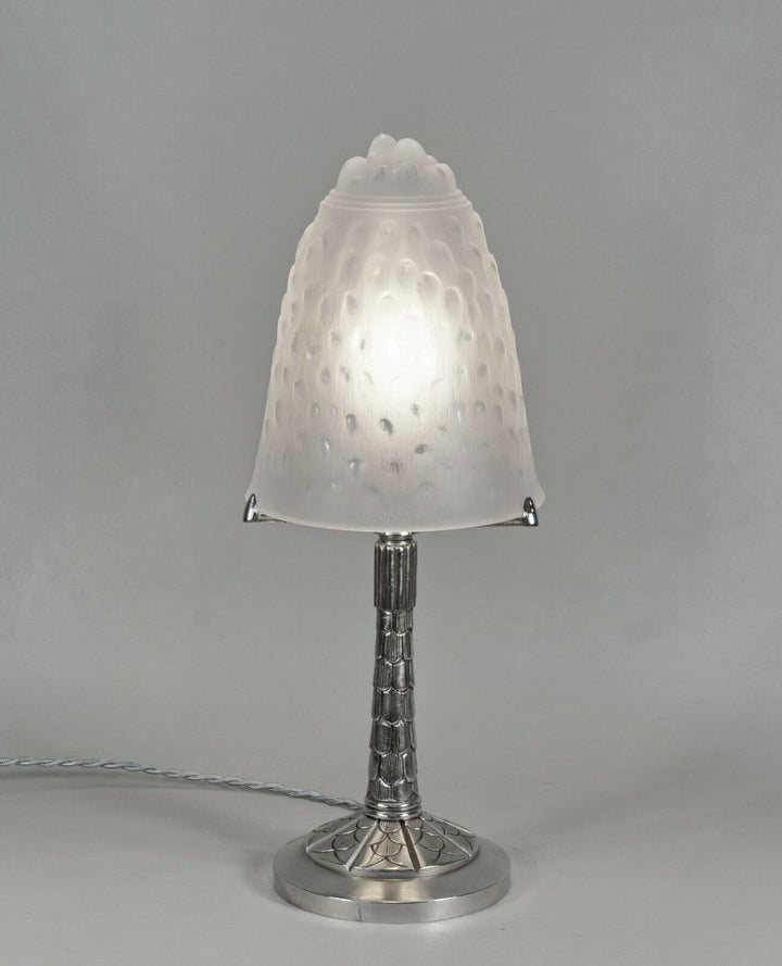 MULLER FRERES : FRENCH 1930 ART DECO LAMP .... sabino degue daum era 1925 France