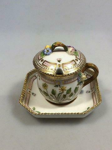 ロイヤルコペンハーゲンフローラダニカカスタードポット