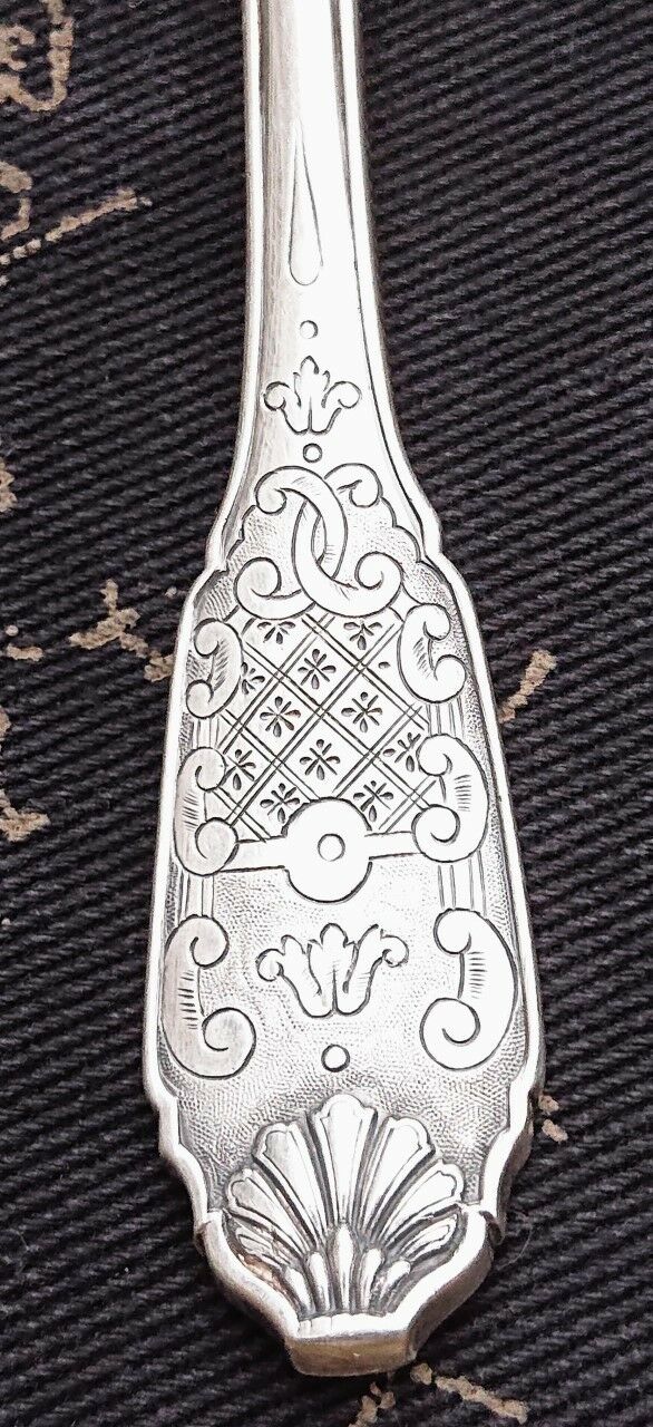 CHRISTOFLE CARDEILHAC STERLING SILVER DESSERT SET FOR SIX WITH 18 PIECES