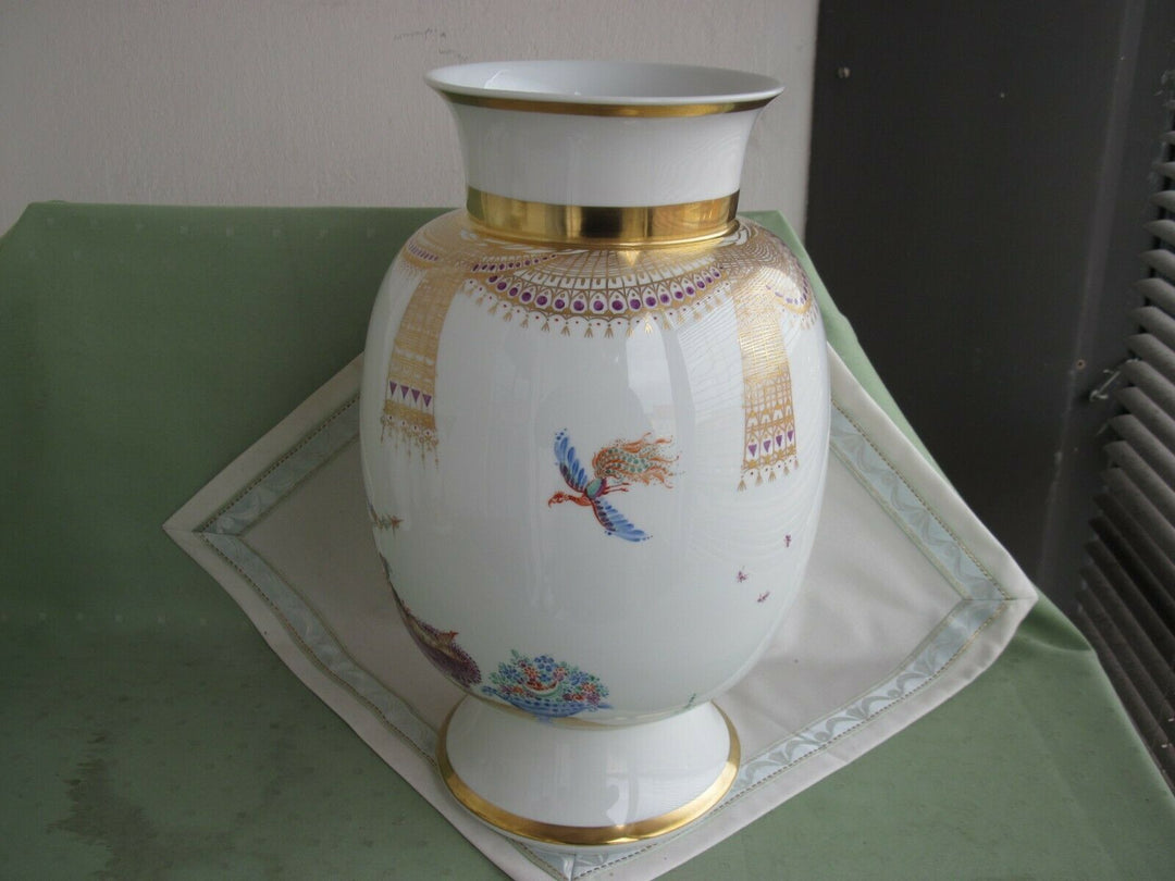 Schöne große Meissen Boden-Vase in Dekor 1001 Nacht