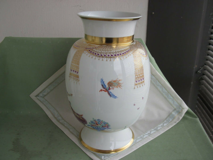 Schöne große Meissen Boden-Vase in Dekor 1001 Nacht