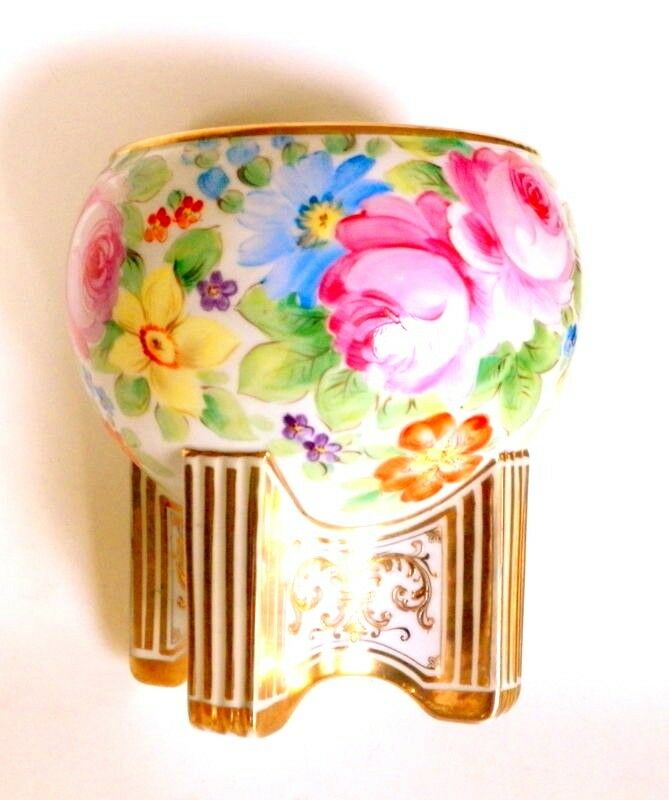 VINTAGE EDWARDIAN MORIMURA NIPPON ROSE BOWL, JAPAN