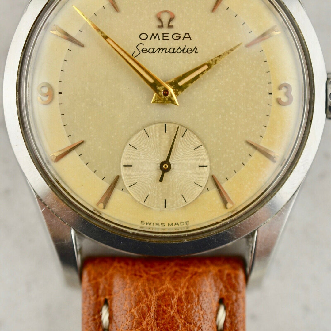 C.1956 ヴィンテージ オメガ シーマスター 「ランチェロ」 直径36mm 腕時計 型番 CK 2937-4 スチール製 梱包箱付き