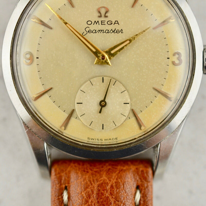 C.1956 ヴィンテージ オメガ シーマスター 「ランチェロ」 直径36mm 腕時計 型番 CK 2937-4 スチール製 梱包箱付き