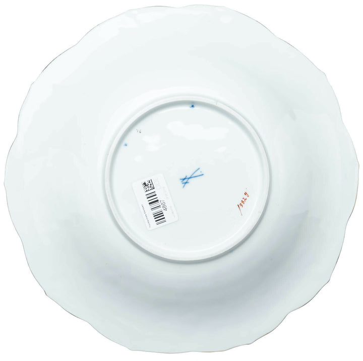 Prunkschale Streublümchen Meissen B-Form 1. Wahl 1850-1934 (28,5cm)
