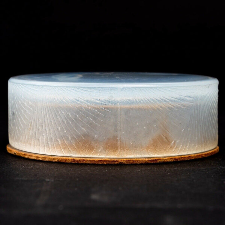 Boite Deux Sirènes Verre Opalescent René Lalique Mermaids Box Jar R.Lalique