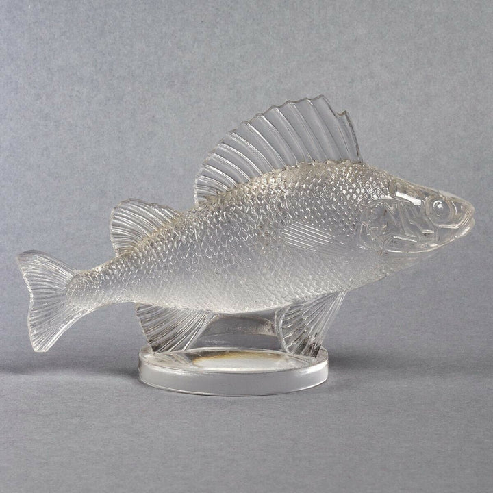 Mascotte Perche René Lalique R.Lalique Car Mascot Hood Hornement Glass Fish
