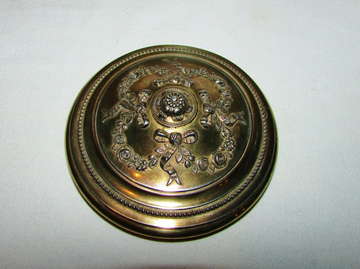 RARE SEAU POT A BISCUITS CRISTAL ARGENT MASSIF VERMEIL PUIFORCAT