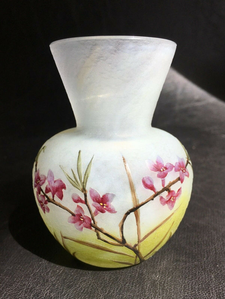 セール‼️ドーム　ナンシー　 高さ約18.5㎝ ドーム兄弟（ドームナンシー）沈丁花のコロン型花瓶