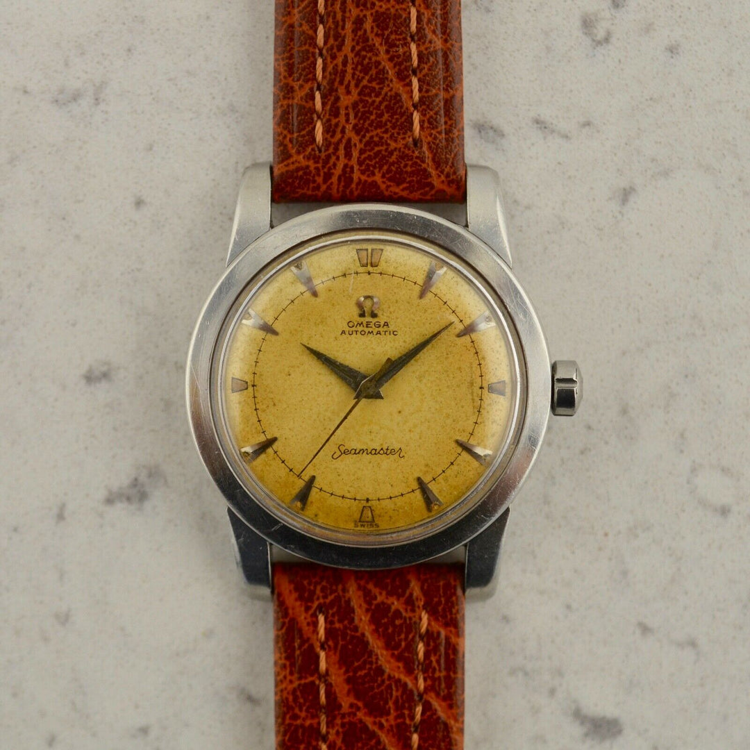 C.1952 ヴィンテージ オメガ 自動式 シーマスター 腕時計 Cal.Ω 354 型番 2577-9 SC スチール製