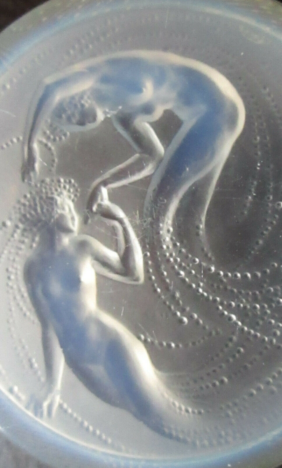 RENE LALIQUE DEUX SIRENES POWDER BOX