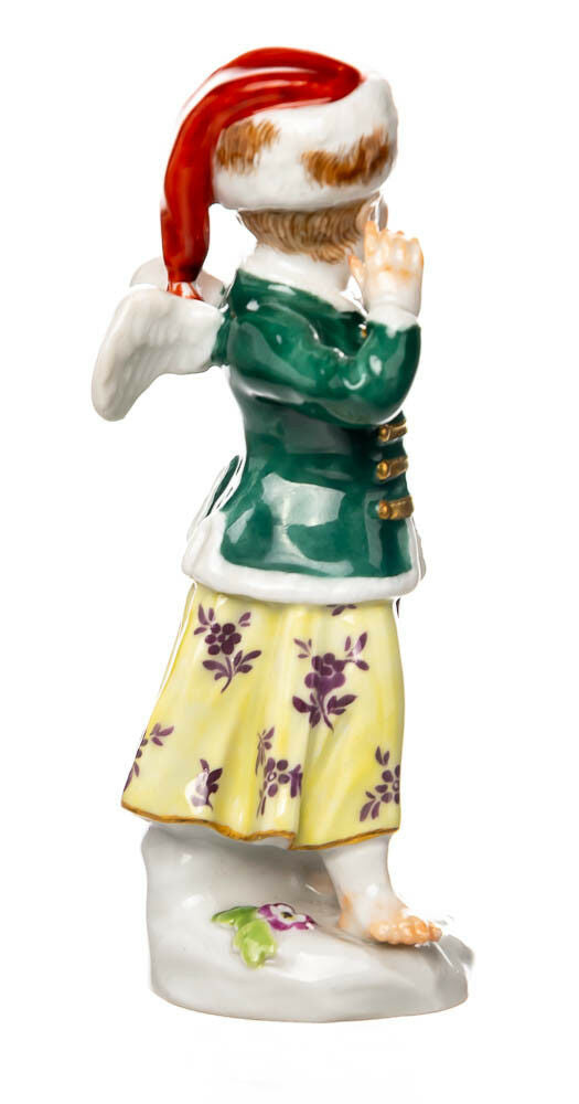 マイセン人形　キューピッドに変装した小フィギュア　V.アジエ作　一級品　15号