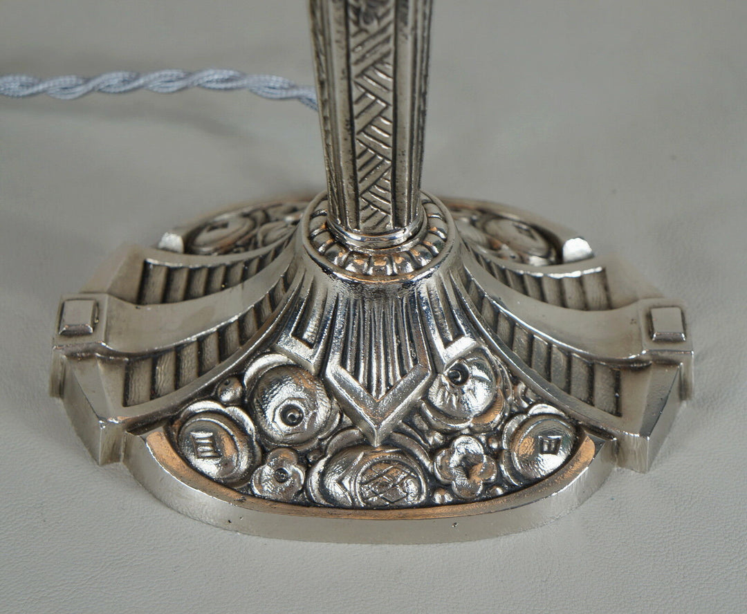 J.GAUTHIER : French 1930 art deco lamp signed J.Robert . EJG muller era