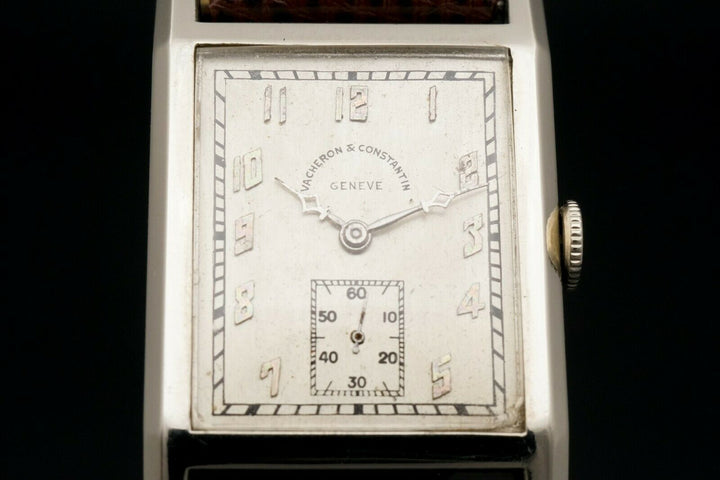 Vintage 18k White Gold Vacheron Constantin Men's Manual Wind Wristwatch