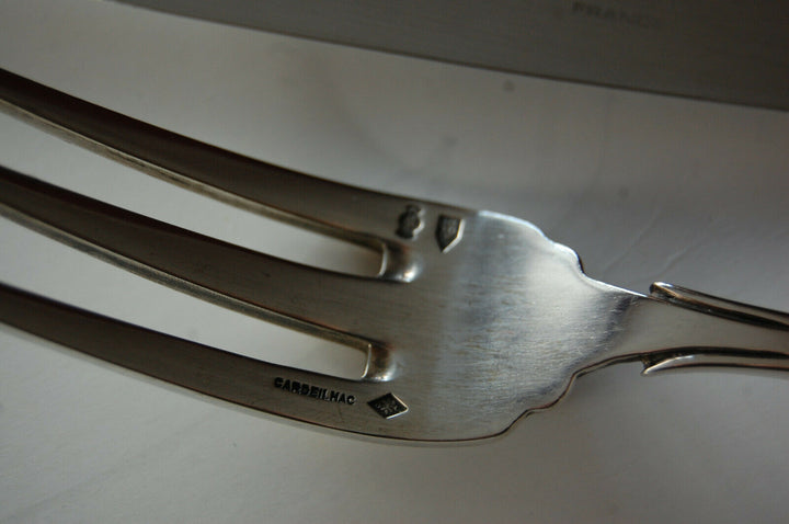 CHRISTOFLE - Renaissance Cardeilhac - 3 tlg. 925 STERLING Silber Besteck