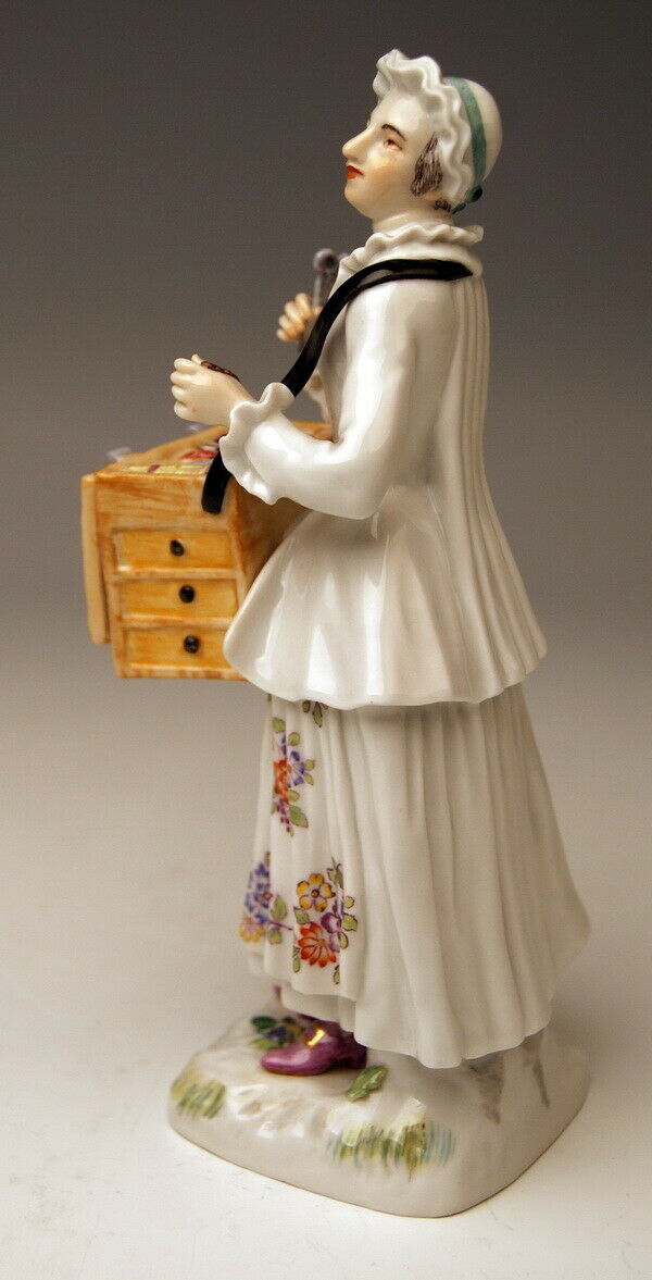邁森 MEISSEN マイセン FIGUR PARISER AUSRUFER TABULETTKRÄMERIN KAENDLER MNR: 73281