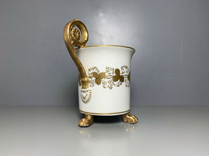 KPM BERLIN TASSE UT FRIEDRICH II ZU PFERD SCHATTENRISSMALEREI GUTER ZUSTAND 1915