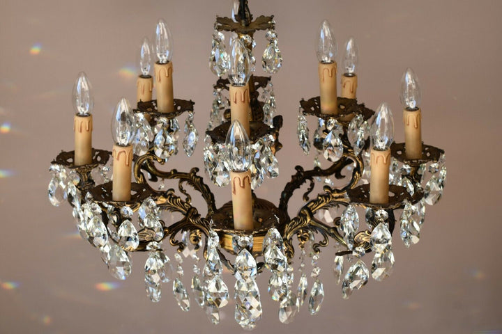 Antique Vintage, Maria Theresa Chandelier, Crystal Lighting Ceiling Lamp Pendant