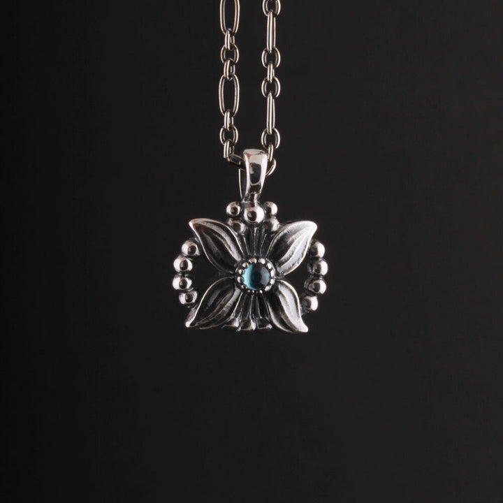 ジョージジェンセン(Georg Jensen)　シルバーペンダント　トパーズ　2018年