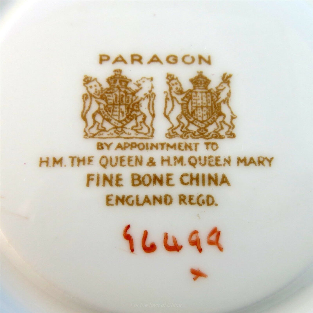 パラゴン　綺麗なミントグリーン&ローズ　カップ&ソーサー