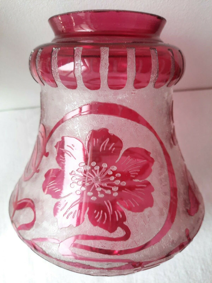 オールドバカラ　ランタン（ペンダントライト）　エグランチエ犬薔薇　希少品