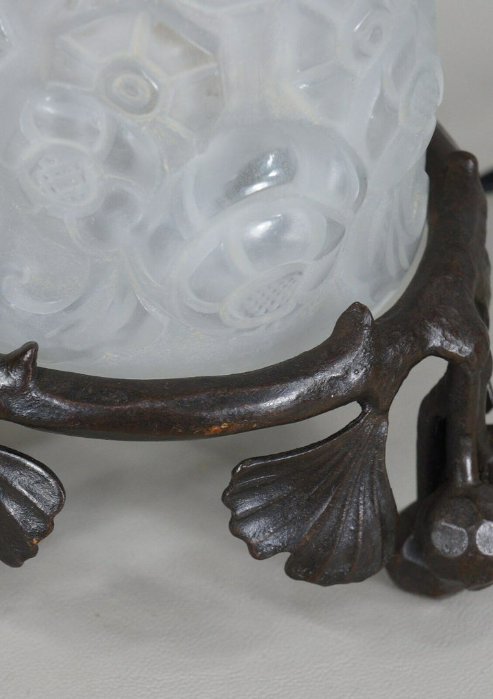 ミューラー兄弟　作：1930年フランスアールデコ調テーブルランプ