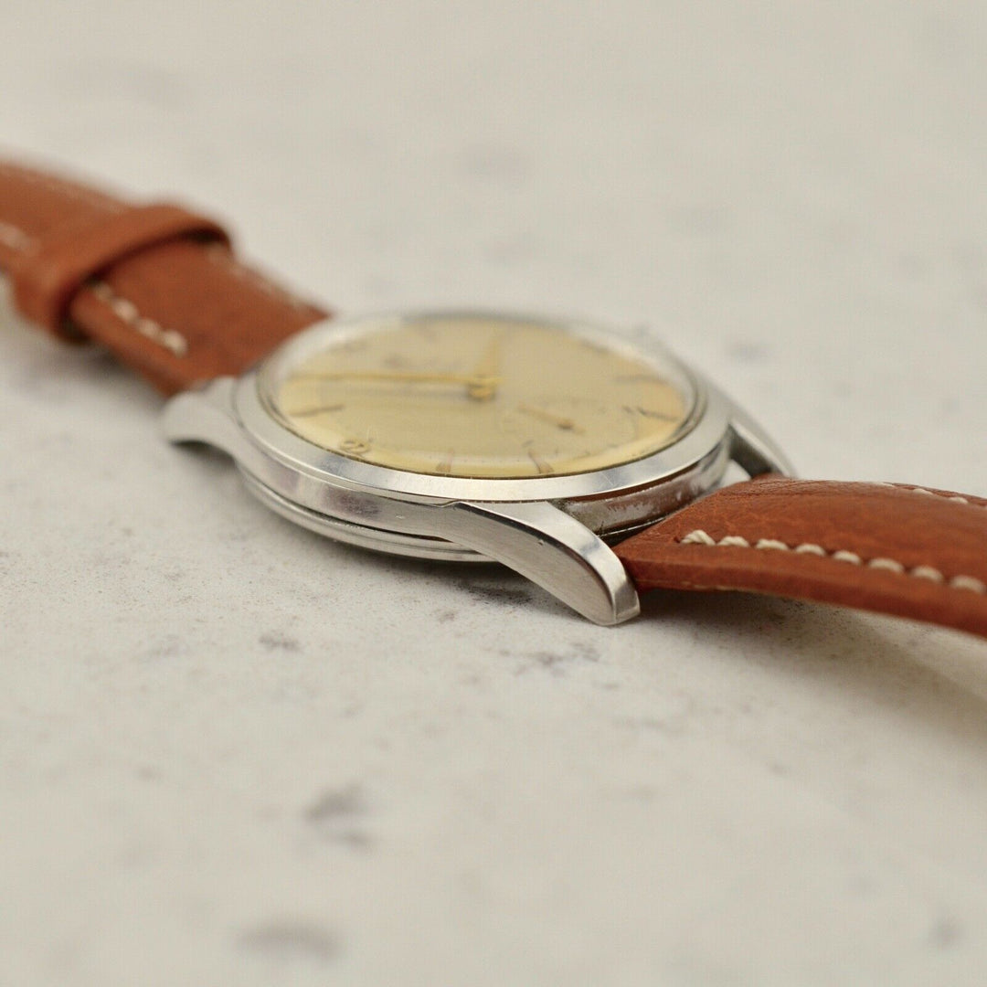 C.1956 ヴィンテージ オメガ シーマスター 「ランチェロ」 直径36mm 腕時計 型番 CK 2937-4 スチール製 梱包箱付き