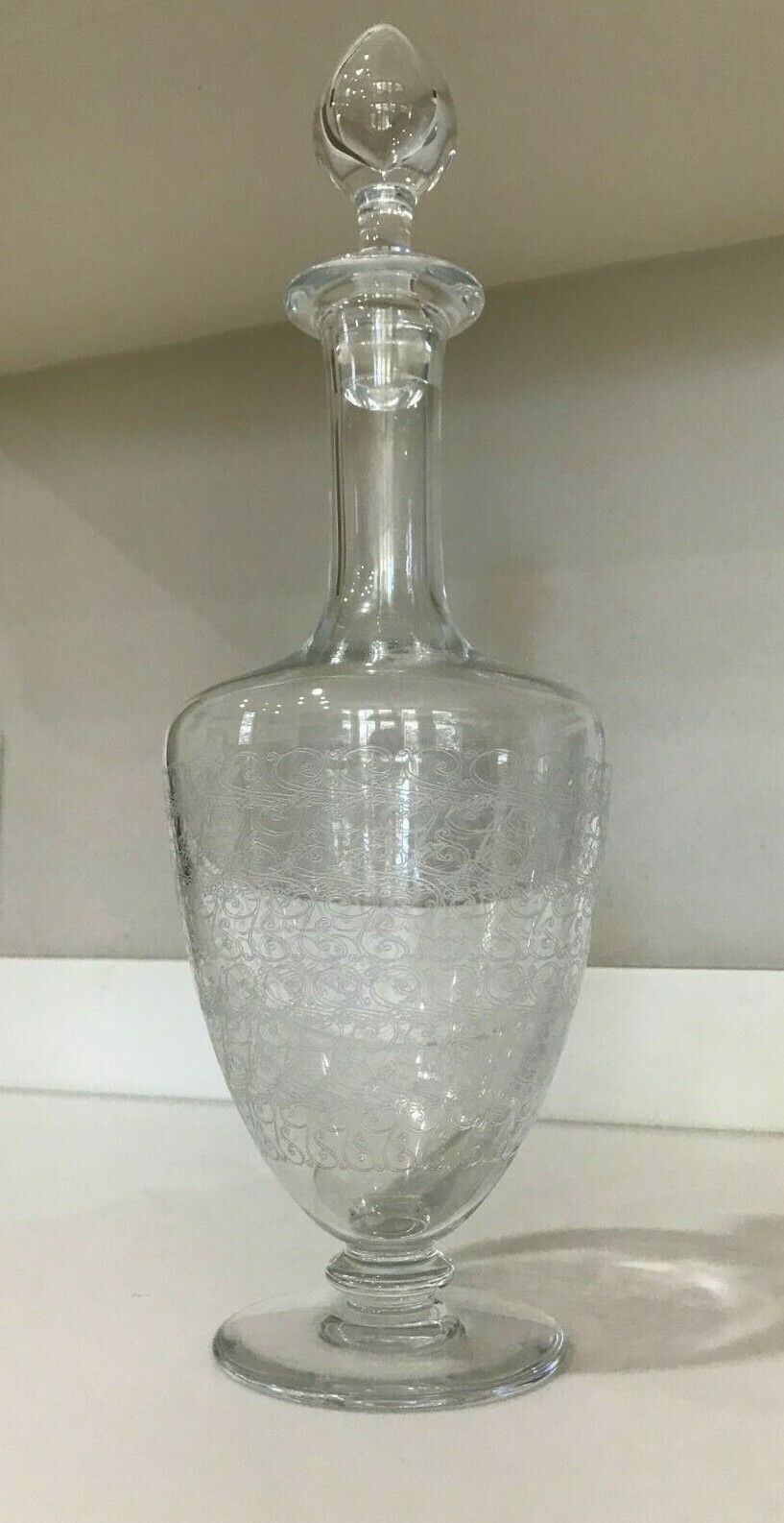 Baccarat Crystal Rohan Decanter with original box