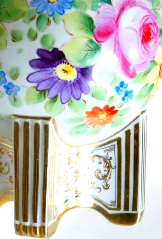 VINTAGE EDWARDIAN MORIMURA NIPPON ROSE BOWL, JAPAN