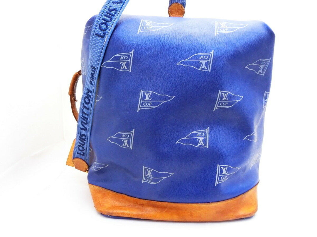 AUTH LOUIS VUITTON CUP 1992 BOSTON BLUE SAC MARIN LUGGAGE TRAVEL BAG LV36