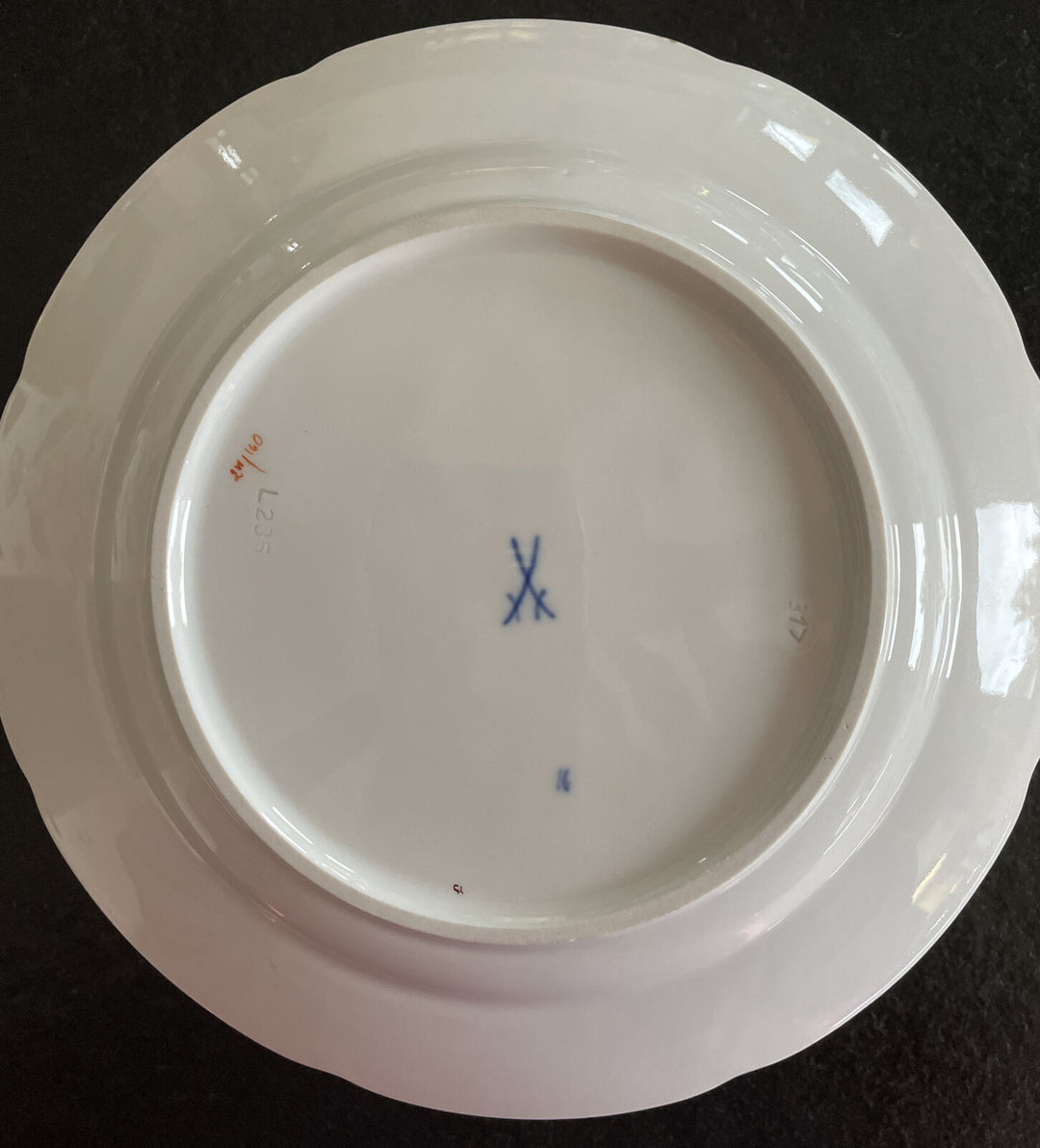 マイセン　モカセット　Bフォーム　2級品