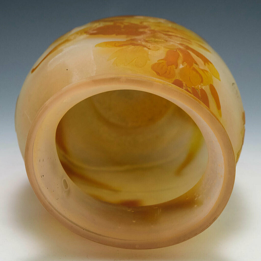 An Emile Galle Cameo Glass Vase c1900